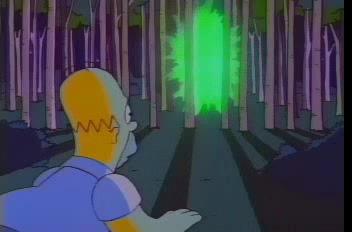 Гомер встречает пришельца...